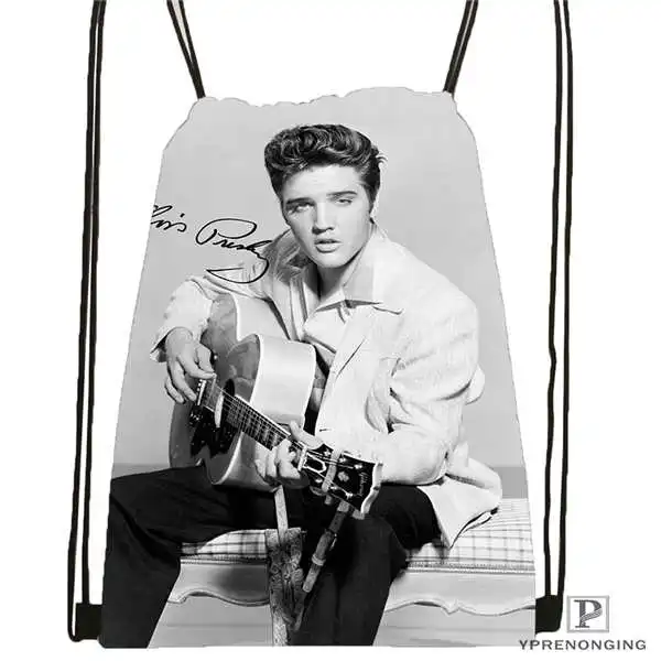 Custom elvis-presley-походная сумка на шнурке Cute Daypack Kids Satchel(черная спина) 31x40 cm#2018611-211 - Цвет: Drawstring Backpack