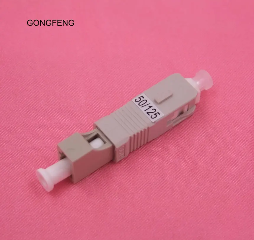 

5pcs NEW Optical Fiber Single Multimode Fast Connector SC Male revolution LC Female Adapter Power Meter Optical Test Coupler
