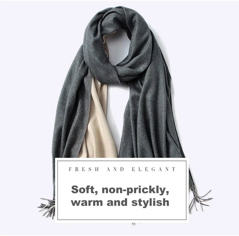 1 (2)Winter Scarf Women Men Luxury 2018 Double sided splice Tartan Cashmere Winter Warm Square Plaid Wool Shawl In Women Scarves