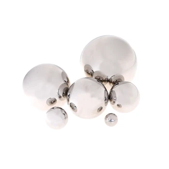 

High Gloss Glitter Stainless Steel Ball Sphere Mirror Hollow Ball Home Garden Decoration Supplies Ornament 16mm~150mm New