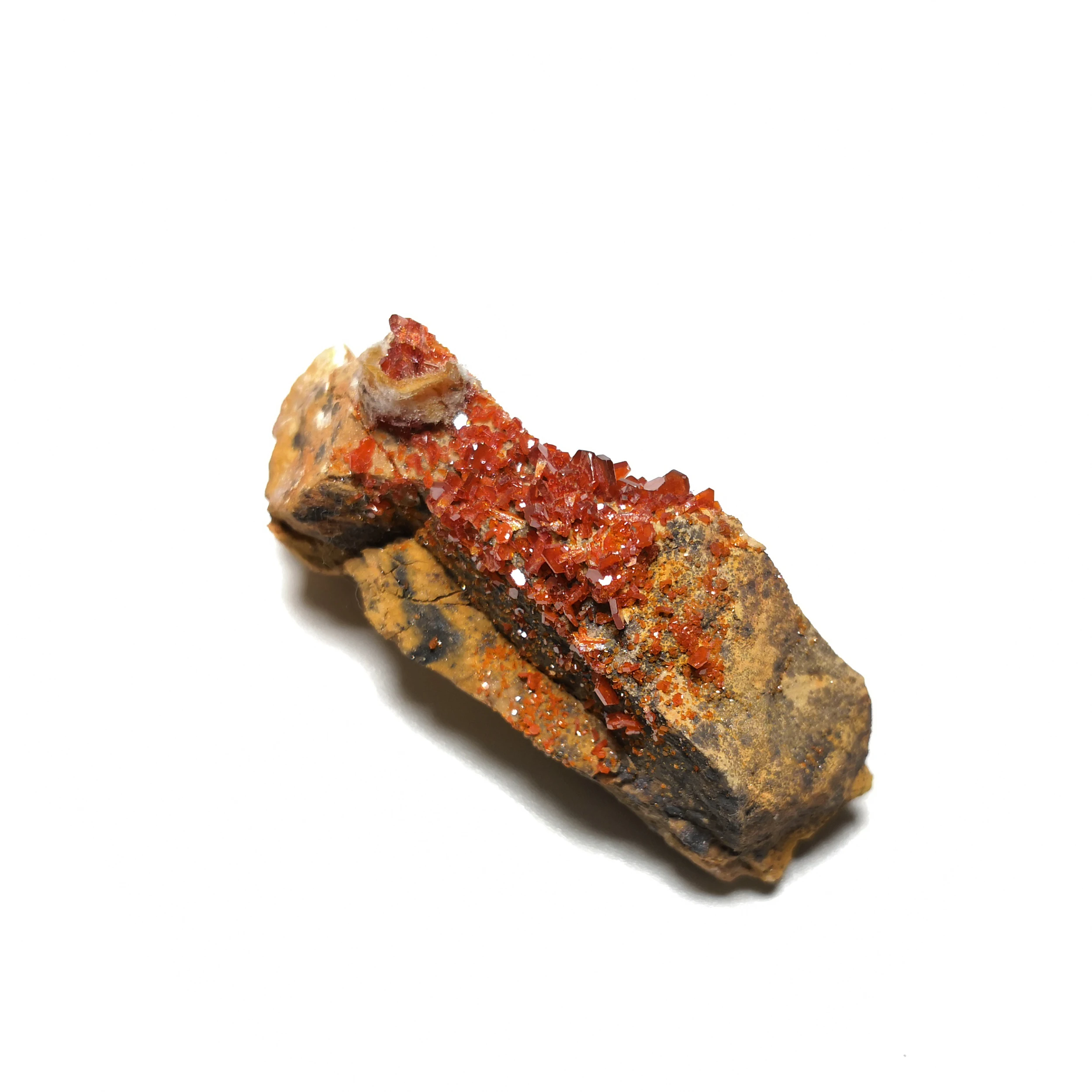 

34g Beautifully Natural Vanadinite Feldspar mineral quartz crystal specimen Collection C2-5