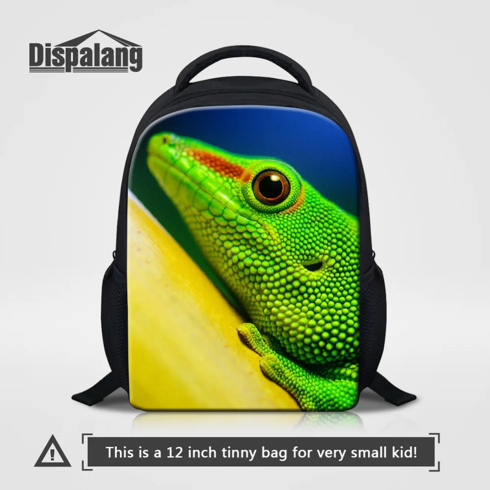 Dispalang Lizard Kids Backpacks Baby Mini Schoolbag Animal Print