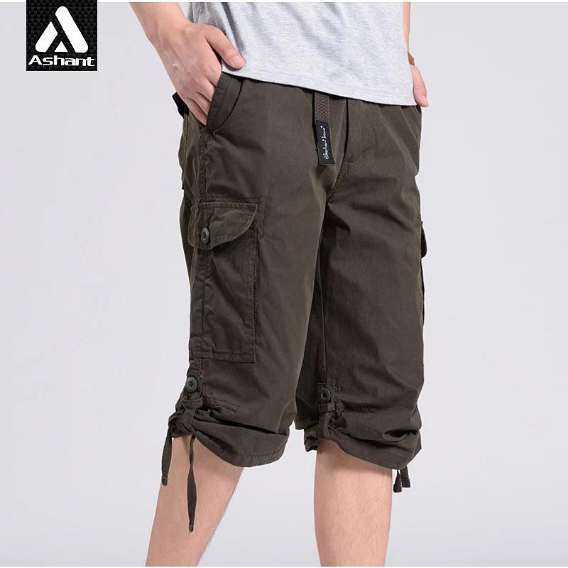 Summer Men Cargo Shorts Plus Size XXXL 4XL 5XL 7XL 6XL Man Army Green Baggy Pockets