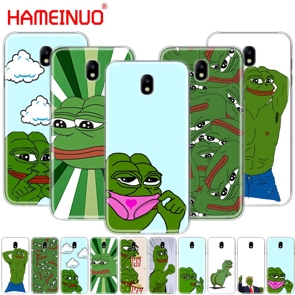 HAMEINUO Забавный чехол для телефона с милым рисунком лягушки Samsung Galaxy J3 J5 J7 2017 J527 J727