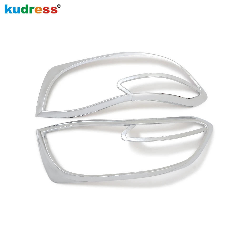 2 шт. накладки на переднюю фару для Toyota Highlander 2007 2008 2009 2010|abs chrome|trim coverauto chrome accessories |