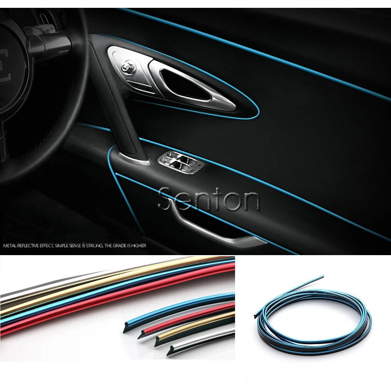 BOOMBLOCK 5 м 3D украшения наклейки для автомобилей линия Peugeot 307 206 Jeep Ford Focus 2 3 VW Polo Golf 4 7