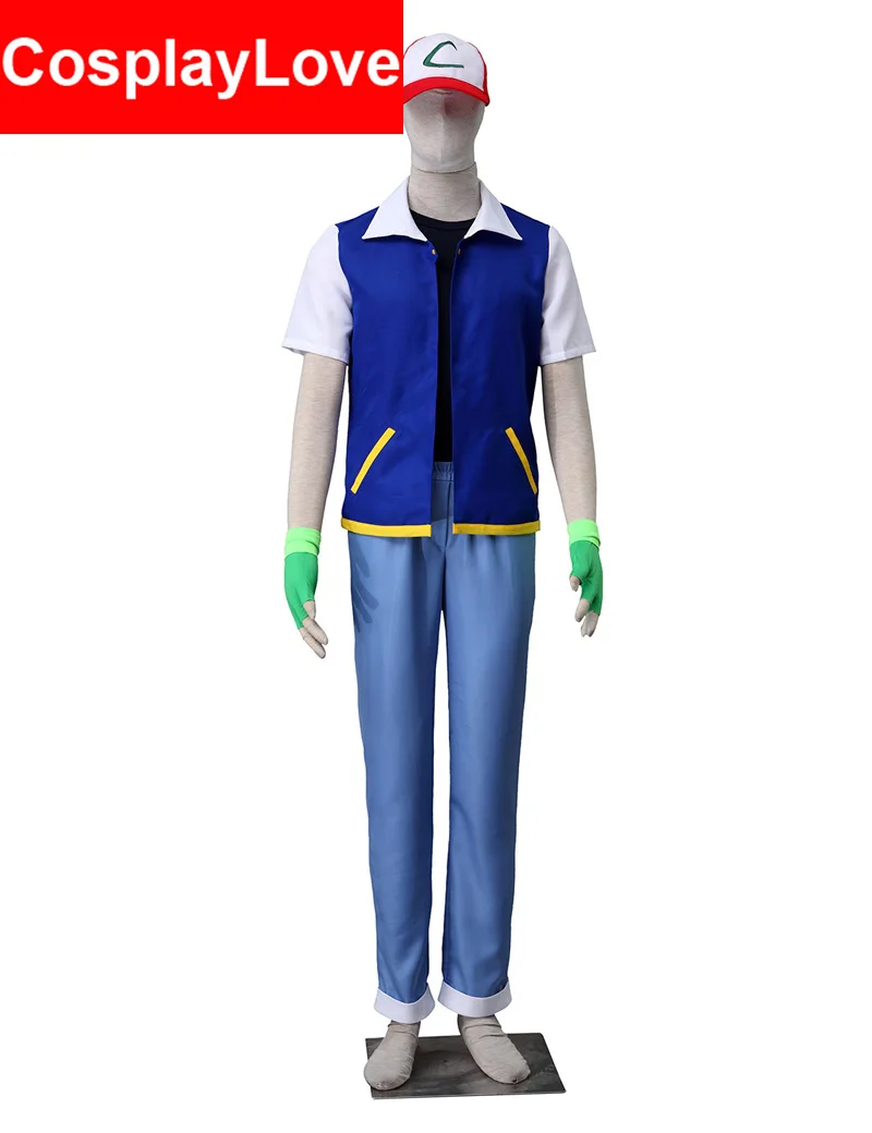 Volwassen Pokemon Pocket Monsters Ash Katchum Pak Cosplay Kostuum Pokemon Cosplay Kostuums Volwassen Pokemon Pocket Monsters Ash Katchum Pak Cosplay Kostuum Pokemon Cosplay Kostuums