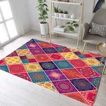 Мандала марокканские коврики и ковры для детей Детская домашняя подушка для гостиной Нескользящая прихожая спальня Туалет кухня пол дверь коврики для ванной