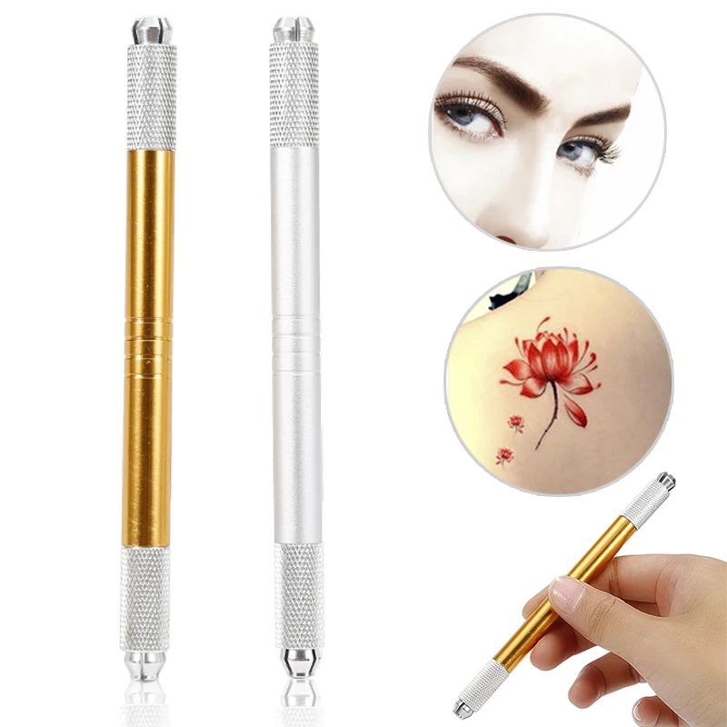 ATOMUS 1pc Manual Dual head Eyebrow Makeup Tattooing Machine