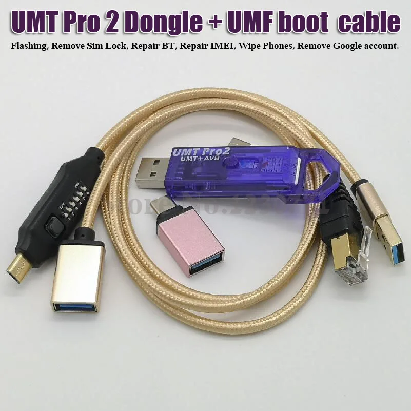 2020 оригинальный ключ UMT Pro 2 (ключ + AVB) функция в 1 кабель UMF All boot|Детали устройств
