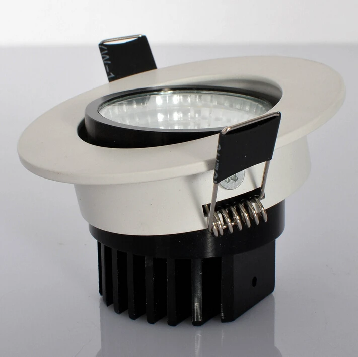 

Free Shipping High Quality Dimmable 10W Led Fixture Downlight Warm White/Cold White COB Led Down Light Recessed Lamp 100-240V