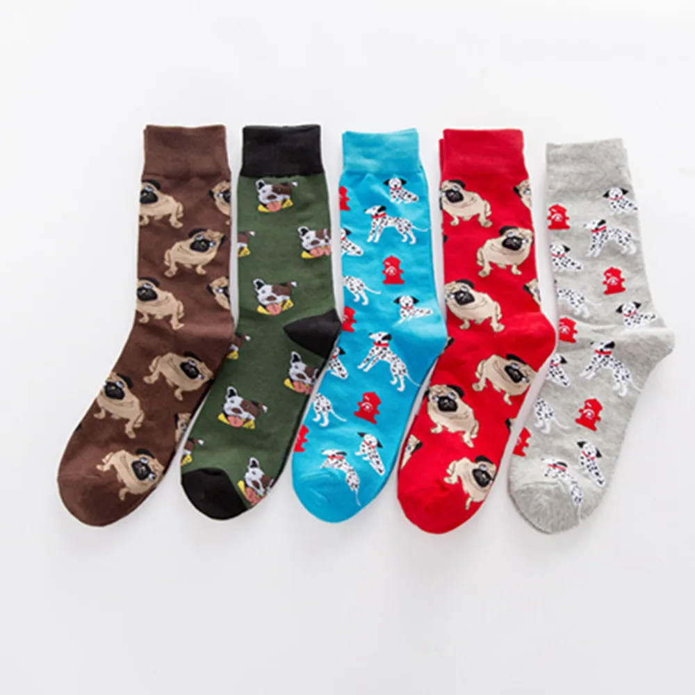 1 пара мужских хлопковых забавных носков, женские мужские носки Sokken Socken Calcetines Fun Happy, мужские носки, цвет, Европейский размера плюс 42, 44, 46