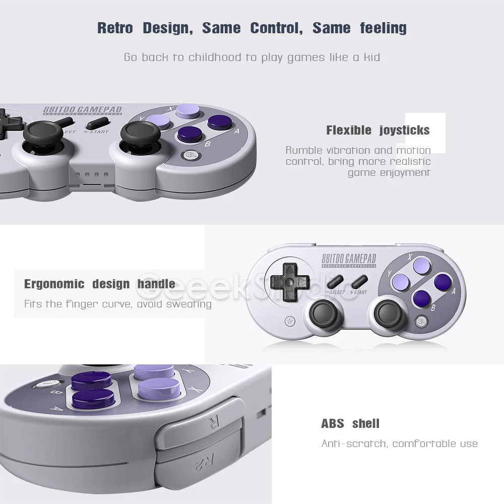 8 BitDo SN30/SN30 Pro/F30 Pro Беспроводной Bluetooth геймпад игровой контроллер для Raspberry Windows Android