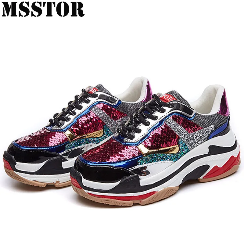 

MSSTOR 2018 Women Running Shoes Casual Fashion Walking Ladies Sport Shoes For Woman Brand Summer Breathable Women's Sneakers