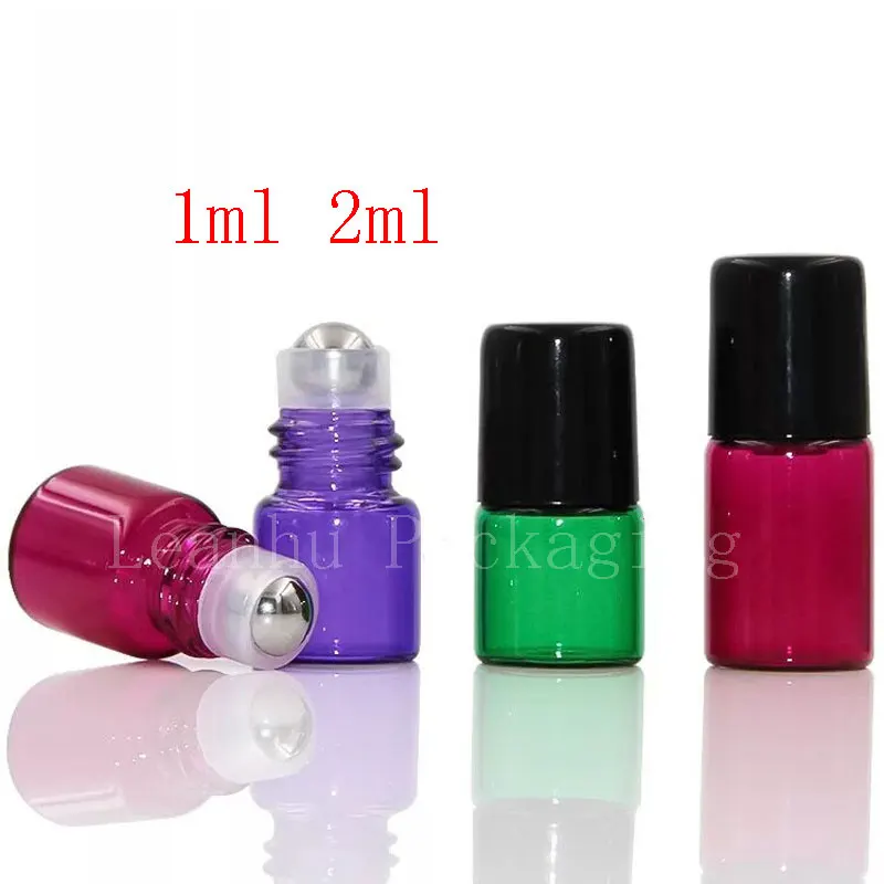 1ml 2ml colored roll on bottle (1)