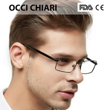 OCCICHIARI, мужские очки, оправа, оптические мужские очки, металл, ацетат, очки Oculos De Grau, весенние петли, черный, золотой, BONEO