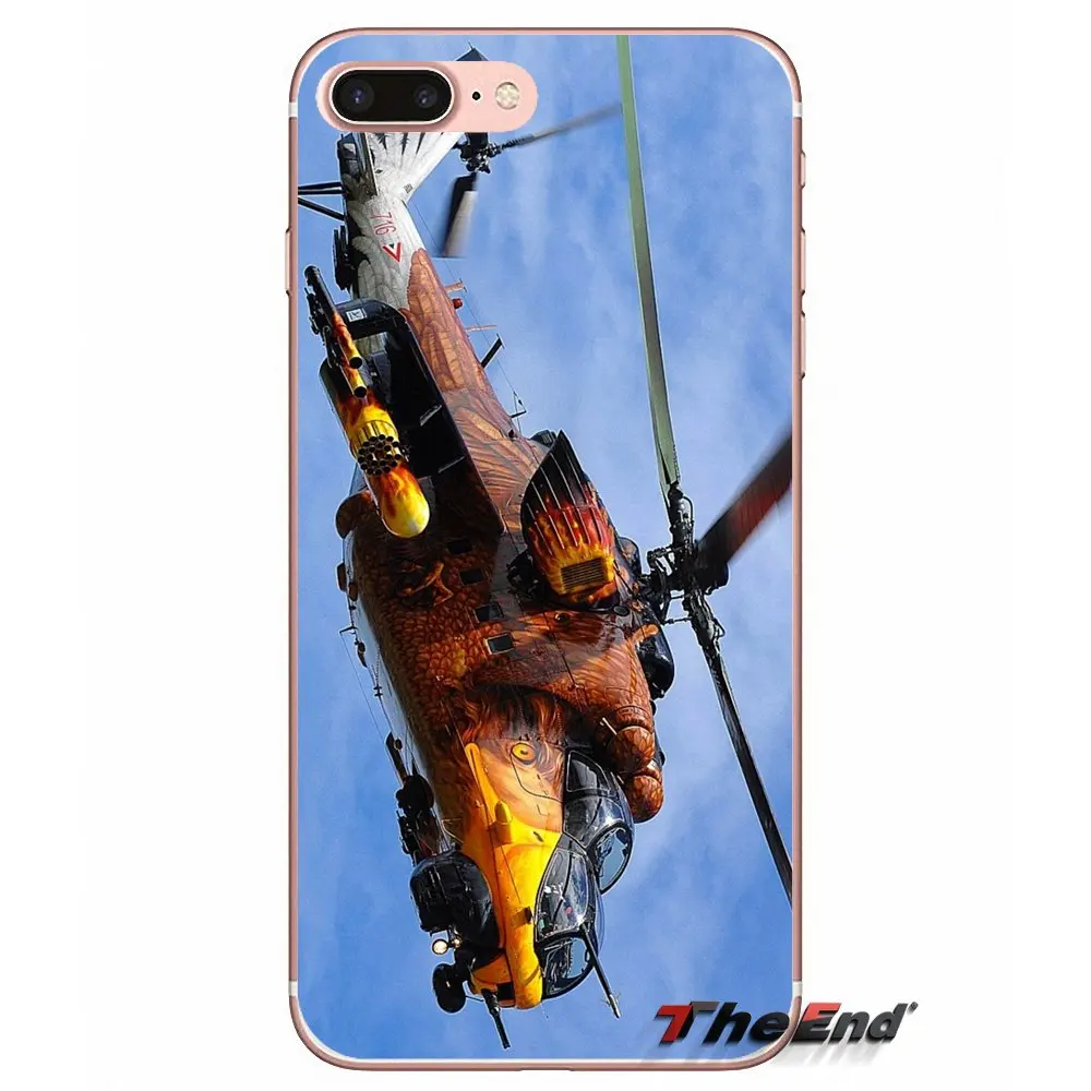 Mil Mi 24 задний вертолет военный чехол для Xiaomi Redmi 4 3 3S Pro Mi3 Mi4 Mi4i Mi4C Mi5 Mi5S Max Note 2 4|case for