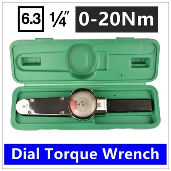 

MXITA High precision pointer 1/4 0-20Nm Dial Repairing tools Digital torque wrench