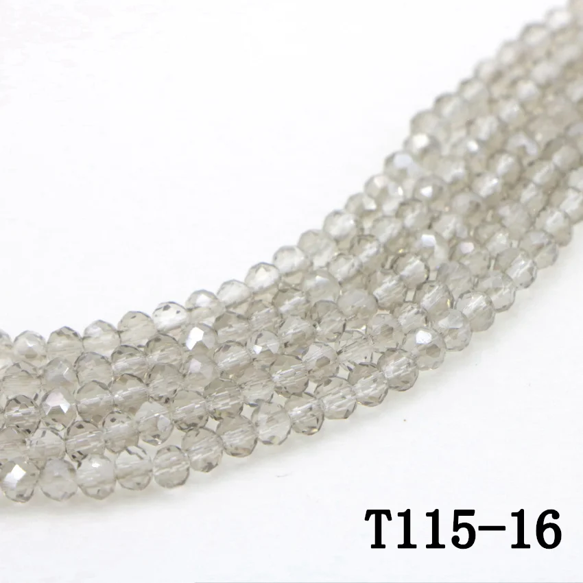 17 Grey natural crystal beads (2)