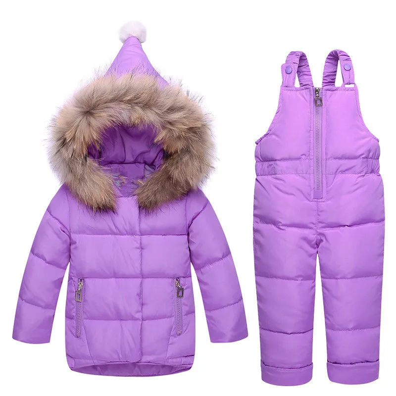 Russian Winter Warm Down Children Clothing Girls Winter Kids Clothing
