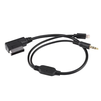 

SOONHUA Car Cable AMI MDI MMI 3.5mm MP3 Auxiliary Adapter Cables For iPod iPhone 5 6 For Audi A3 A8 Q5 For VW