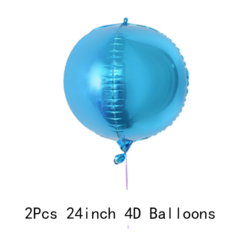 Астронавт вечерние воздушные шары робот алюминиевый шар темно-синяя звезда тематическая вечеринка на день рождения украшения дети мальчики игрушки 4D принадлежности для мячей - Цвет: 2Pcs