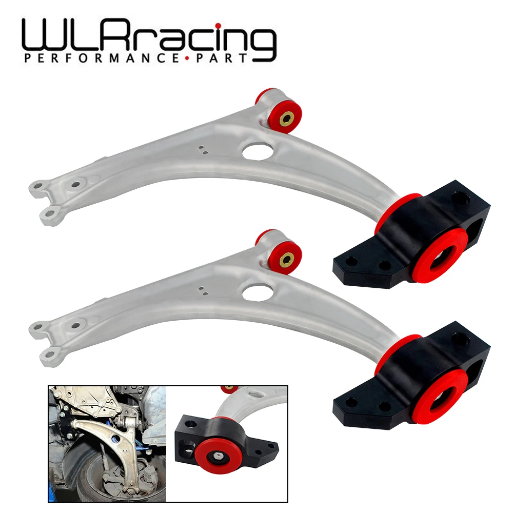 WLR Front Adjustable Lower Control Arm Bushing Kit For VW B6 B7 Tiguan