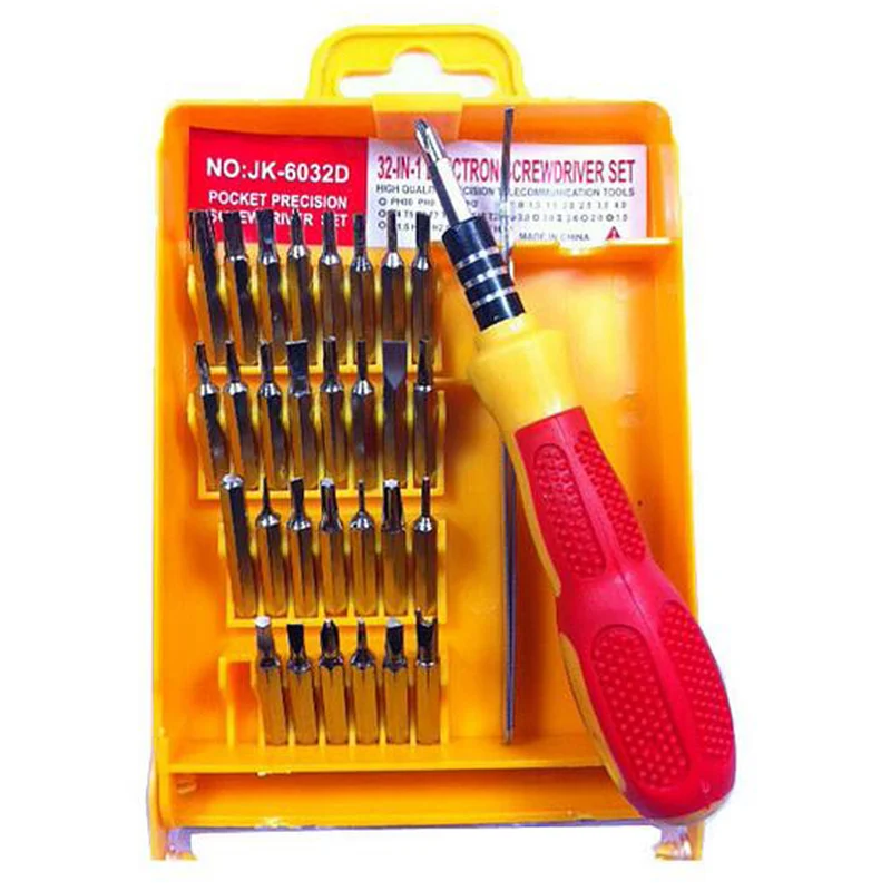 32 in One Multi function Steel Screwdriver Set Combination Split Mobile