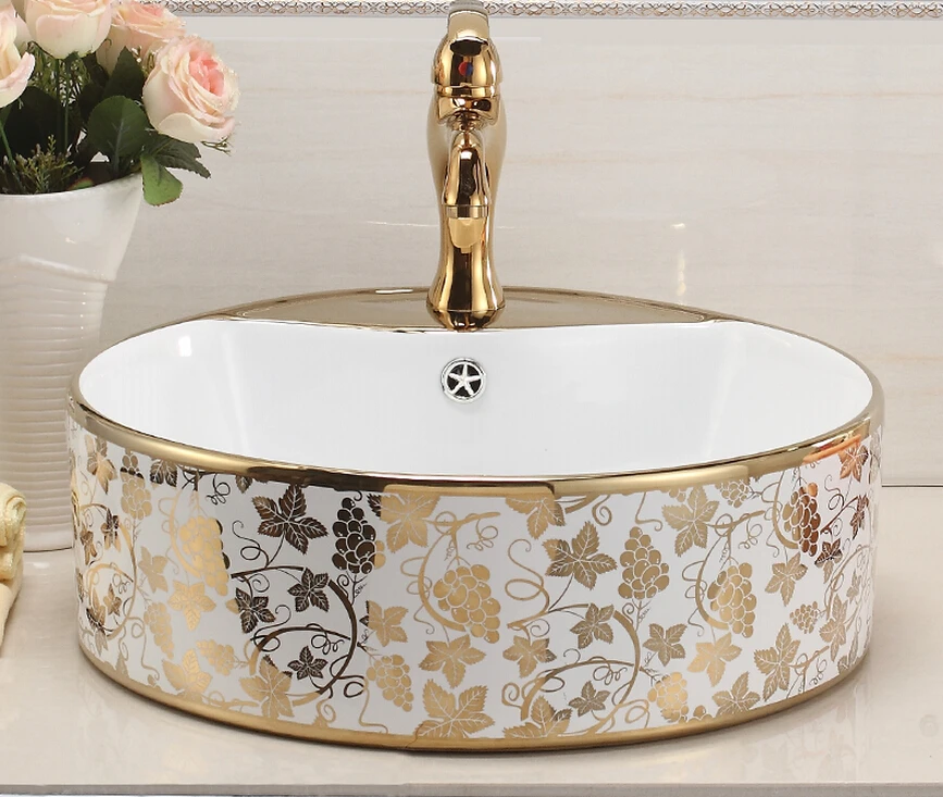 Europe type lavatory. Table face basin ceramic art basin. The stage basin sink of the basin that wash a face