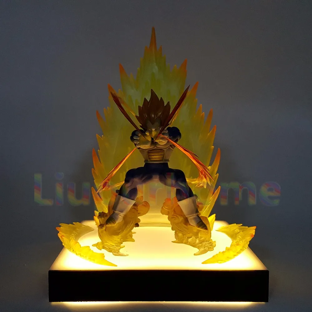 Dragon Ball Z Вегета Мощность до DIY светодиодные лампы База Dragon Ball Супер Son Goku светодиодные лампы luces navidad Lampara LED