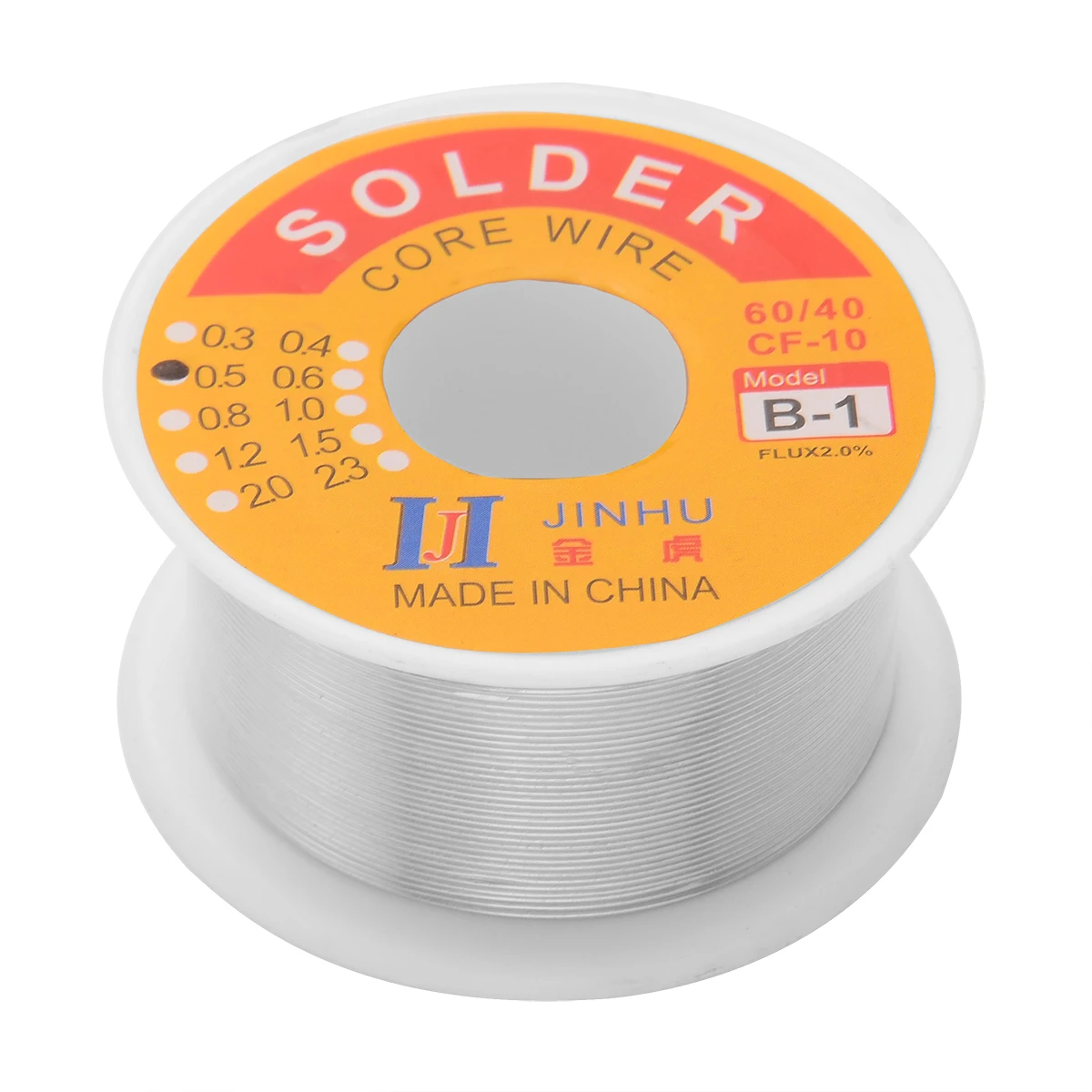 1pc 0.5mm 100g 60/40 Solder Iron Wire Rosin Core Tin Lead Flux 2.0% Welding Tools Accessories