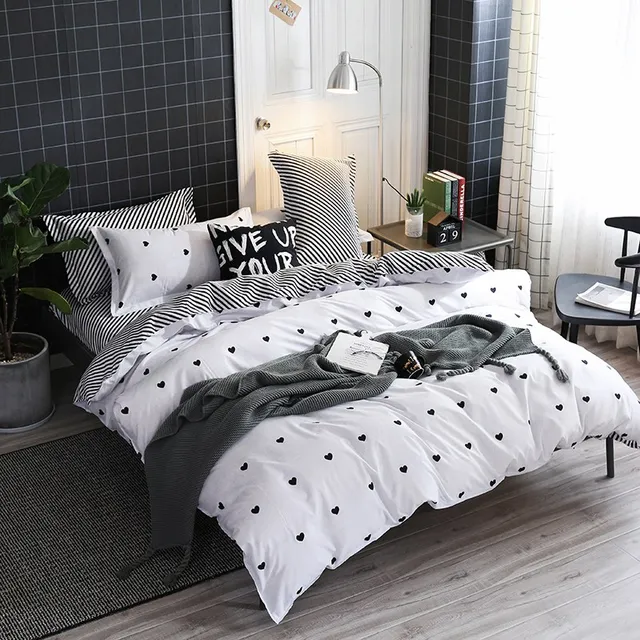 Solstice Home Textile Cartoon niedźwiedź polarny pościel zestawy dla dzieci Beddingset Bed pościel kołdra okładka łóżka Poszewka na poduszkę/Bed Sets -
