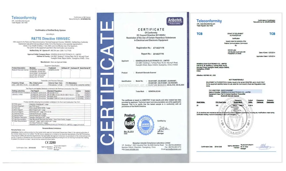 Certification