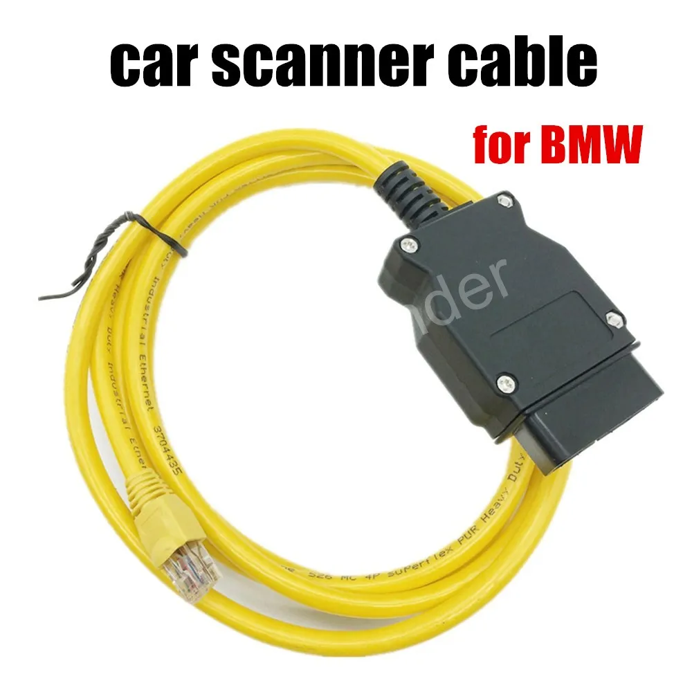 

for B-MW New ESYS 3.23.4 V50.3 Data Cable E-NET Ethernet to OBD Interface car scanner E-SYS ICOM Coding for F series