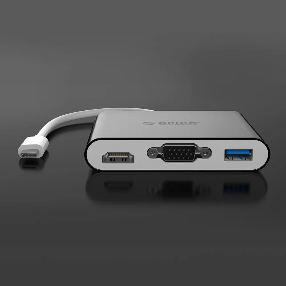 ORICO usb-хаб USB C к HDMI RJ45 VGA type-C PD адаптер для Mac/samsung Galaxy/huawei type C USB 3," концентратор