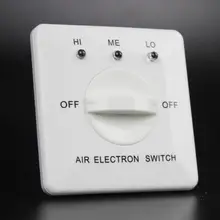 YK303 трехскоростной механический вентилятор, катушка, панель регулировки громкости воздуха, центральный кондиционер, трехскоростной переключатель