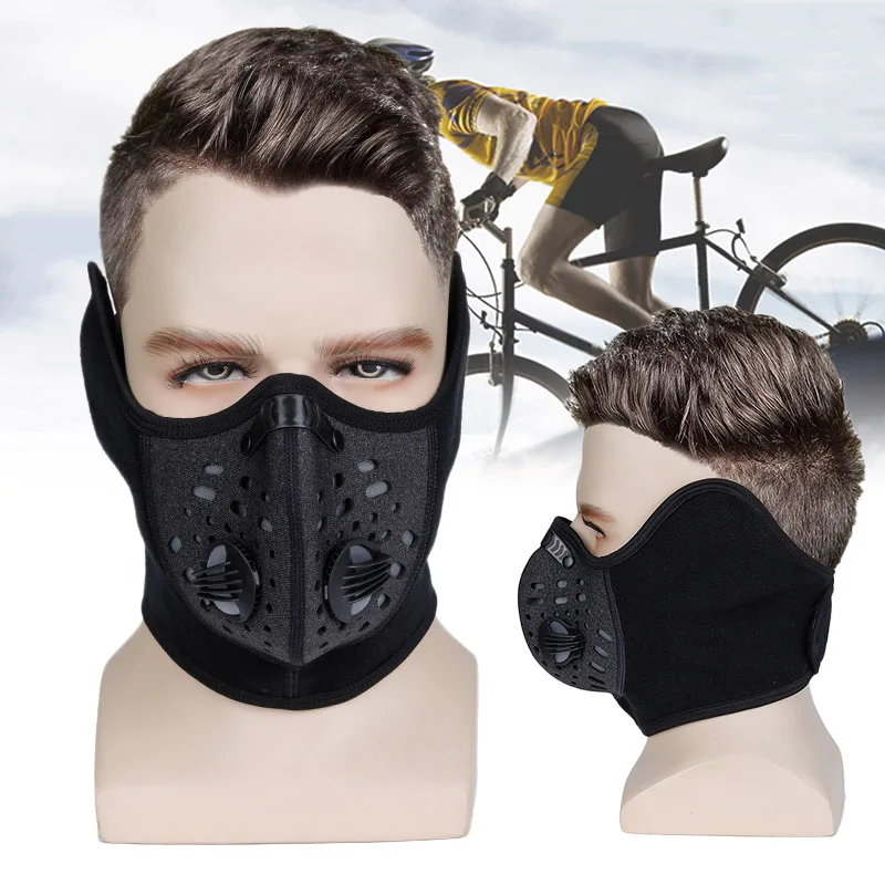 2019 NEW Cool Cycling Face Mask Dustproof Ear Warm Masks with Filter ...