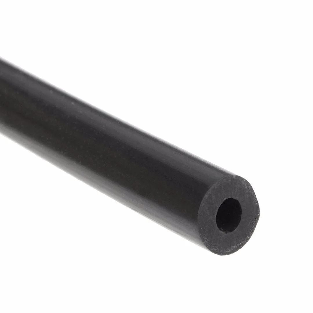 JX-LCLYL 1pc 4mm Silicone Vacuum Tube Hose High Temperature High Pressure 5M Black