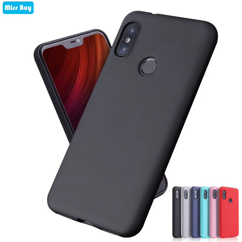 Чехол силиконовый для Xiaomi Redmi Note 6 Pro 5 6a Mi A2 Lite Pocophone F1 mi 8 | Мобильные телефоны и
