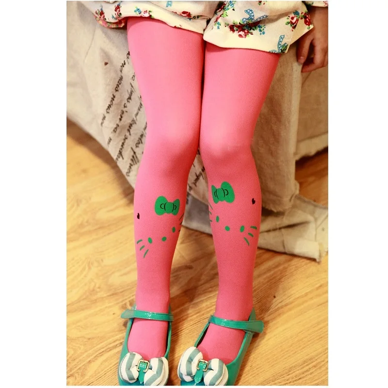 

2019 new style 5-12years Children Girls Kids pantihose panty-hose tights pantynose spring summer autumn girls dance party Tights