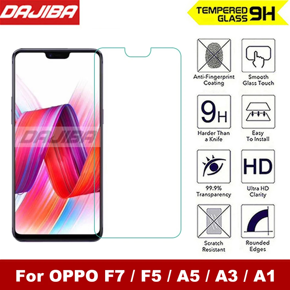 9H 2.5D Закаленное стекло для экрана с защитой от царапин OPPO A5 A3 A1 ультратонкая