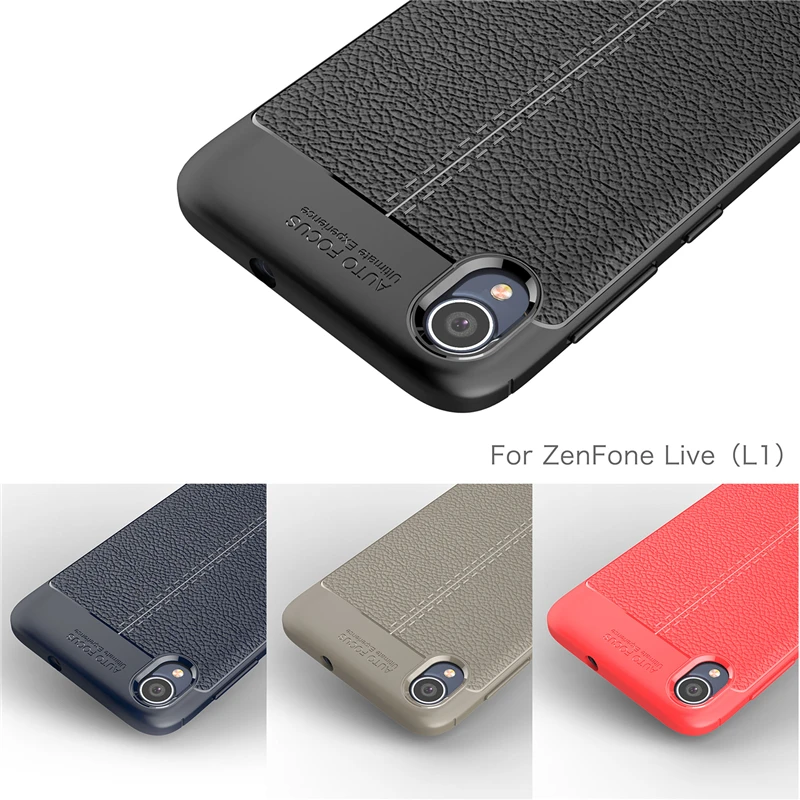 Litchi silicone case for Asus Zenfone Live (L1) ZA550KL (9)