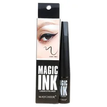 Подводка для глаз карандаш черная жидкая Водонепроницаемая подводка для глаз Стойкая подводка для глаз инструмент для макияжа легко носить