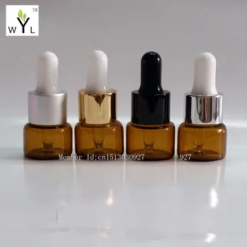 

5ML AMBER/BROWN Glass Dropper Bottle, serum Vial, 5ml Cosmetic Packaging, Sample Display Container WYL