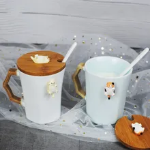 Японские милые 3D керамические кружки с котом, креативные парные чашки для офиса, кофе, молока, чая, кружка для детей, чашка для путешествий, подарок для друга