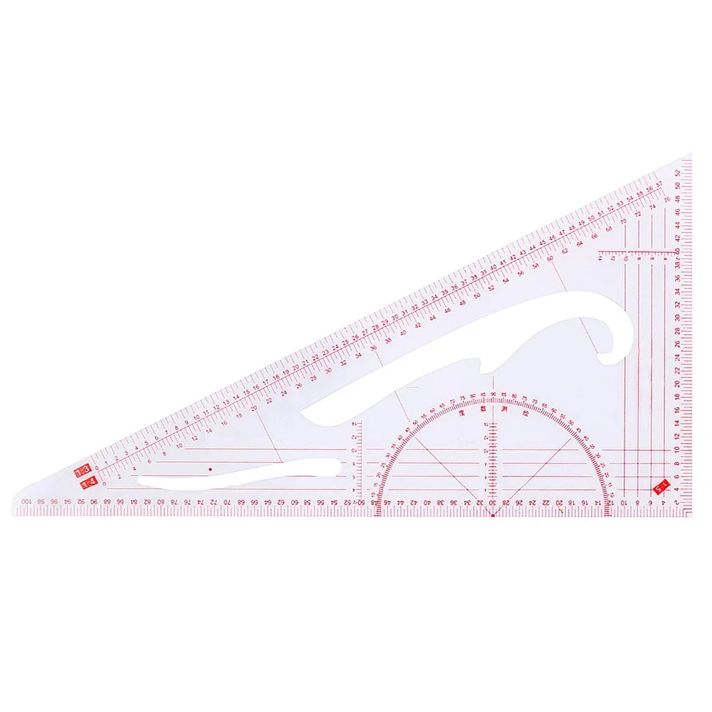 Sewing Tools 4Stlye Sew French Curve Metric Shaped Ruler Measure for Sewing Dressmaking Pattern Design Bendable Drawing Template