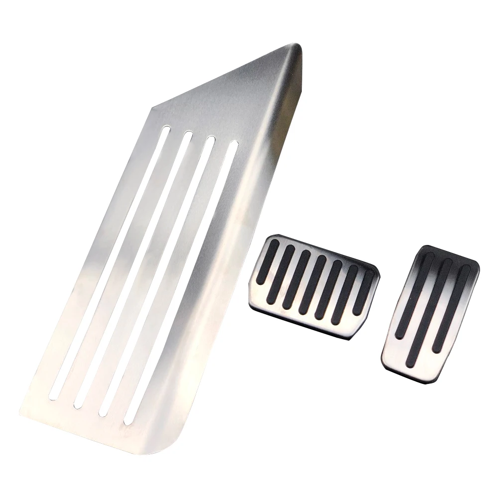 Foot Rest Dead Pedal Cover Pad Set 
