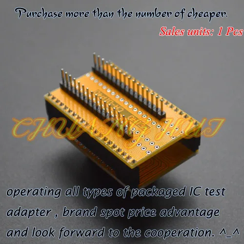 Clam-Shell Socket QFN8 to DIP8 Programming Adapter WSON8 DFN8 MLF8 test socket Pitch=1.27mm Size=6x8mm Clam-Shell Socket QFN8 to DIP8 Programming Adapter WSON8 DFN8 MLF8 test socket Pitch=1.27mm Size=6x8mm