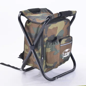 

Compact and portable Outdoor fishing chair Mountaineering backpack Collapsible fishing chair can be seated