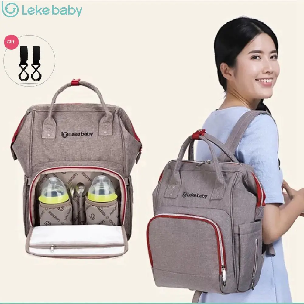 Lekebaby Desinger для мамы путешествия Мумия для беременных Изменение подгузник пеленки мешок рюкзак сумки для мамы mochila maternidade